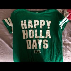 Pink happy Holla days shirt